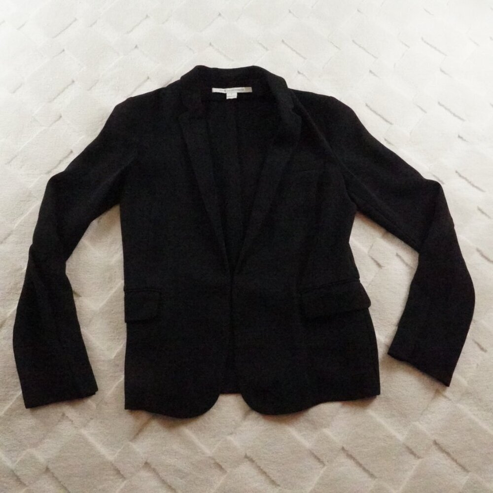 Diane Von Furstenberg Black Tailored Blazer